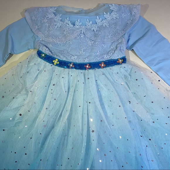 Frozen Elsa Cute Sparkly Costume Dress - Picture 7 of 9